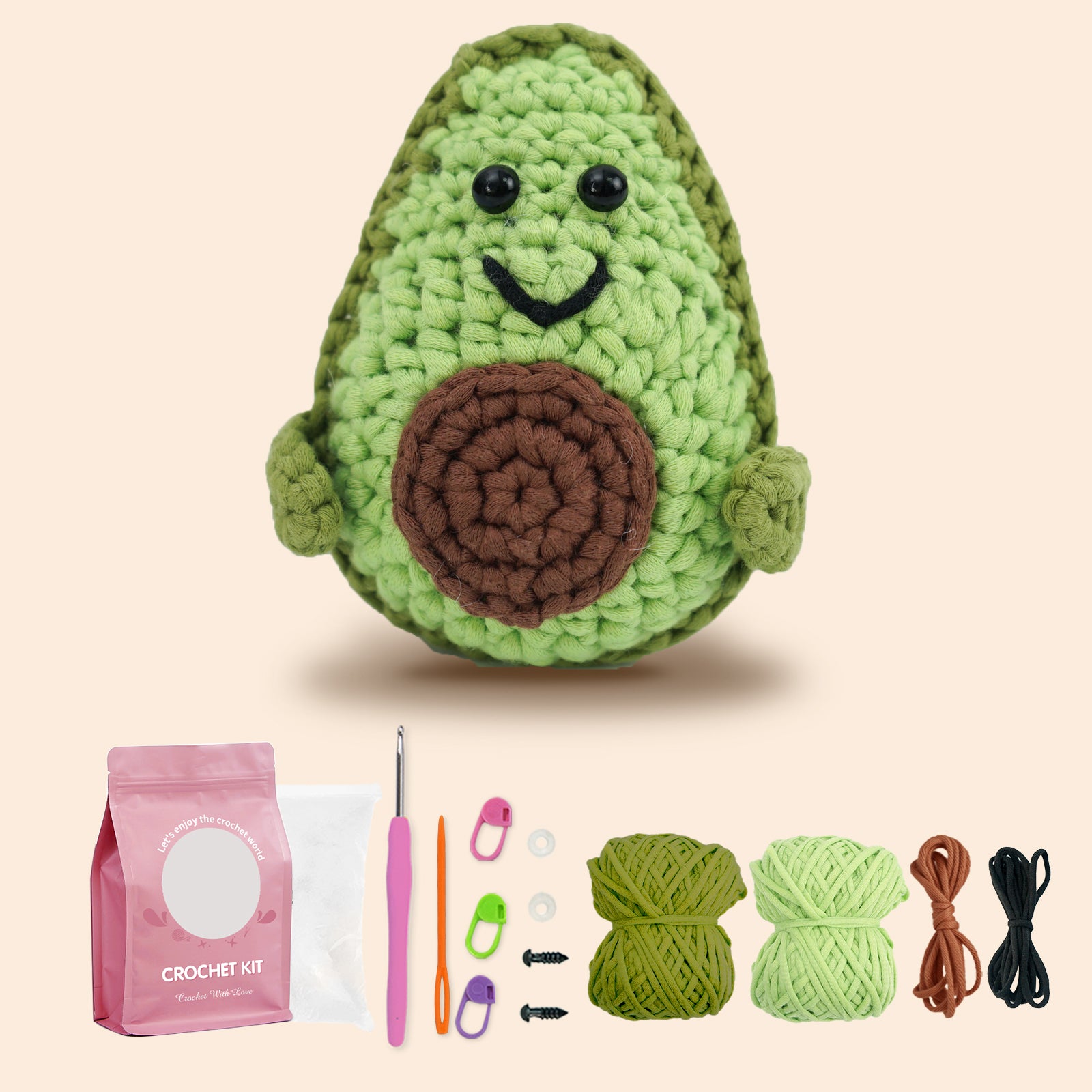 Avvy the Avocado — Crochet Kit