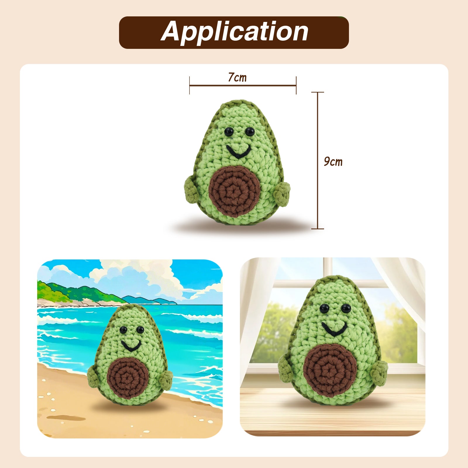 Avvy the Avocado — Crochet Kit
