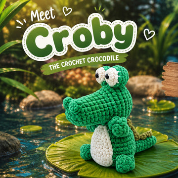 Croby the Crocodile — Crochet Kit