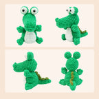 Crocodile beginner crochet kit by yammiami