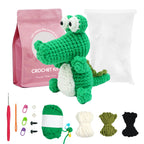Crocodile beginner crochet kit by yammiami