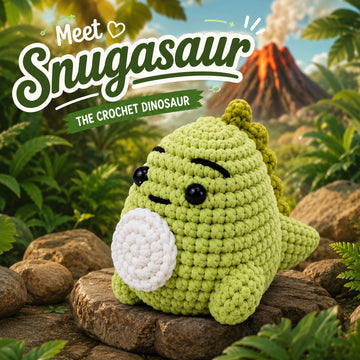 Snugasaur the Dinosaur — Crochet Kit