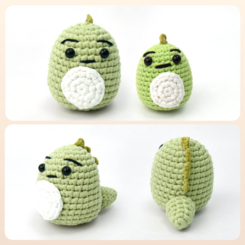 Dinosaur beginner crochet kit by yammiami