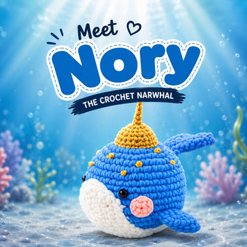 Nory the Narwhal — Crochet Kit