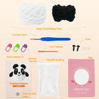 Panda beginner crochet kit by yammiami