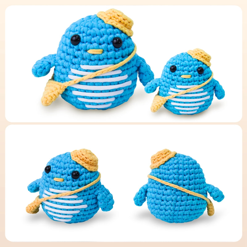 Penguin beginner crochet kit by yammiami