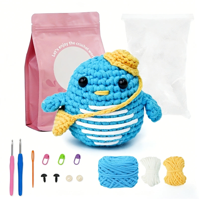 Penguin beginner crochet kit by yammiami